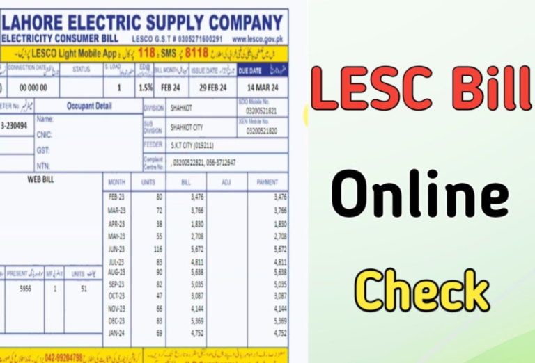 ENC LESCO Online Guide for Fast Electricity Bill and Complaint Services