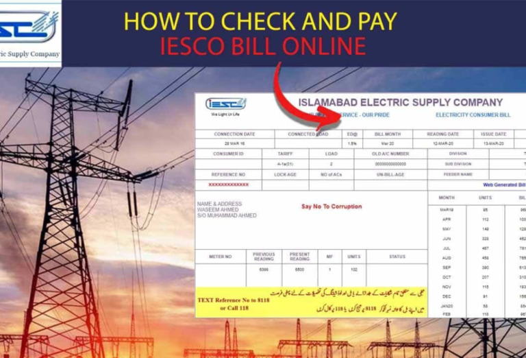 Electricity Bill Online Check IESCO  Fast and Easy Bill Viewing Guide