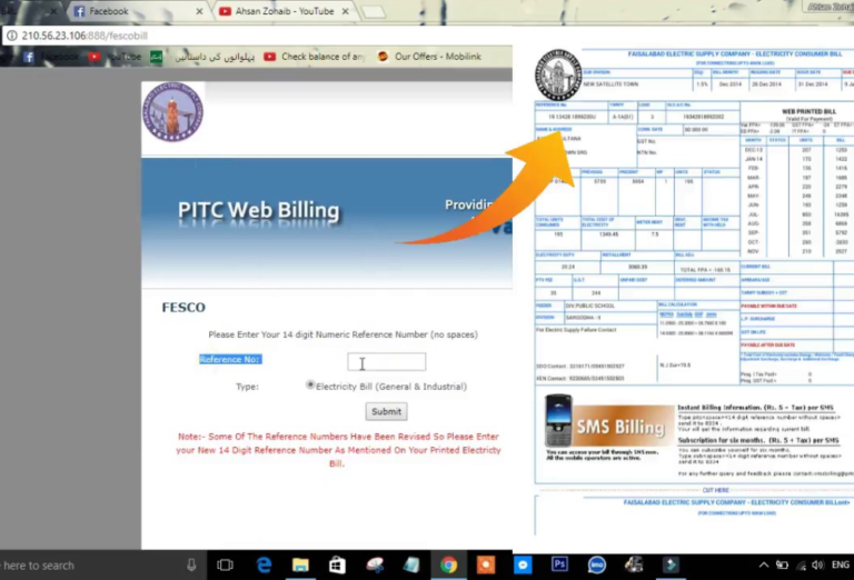 FESCO Online Bill Check and Download Guide for Pakistan Users