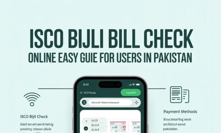 ISCO Bijli Bill Check Online Easy Guide for Users in Pakistan